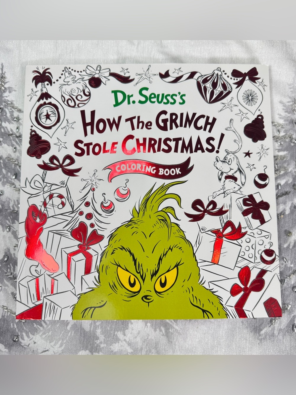 NEW Dr Seuss The Grinch Christmas Coloring Book
